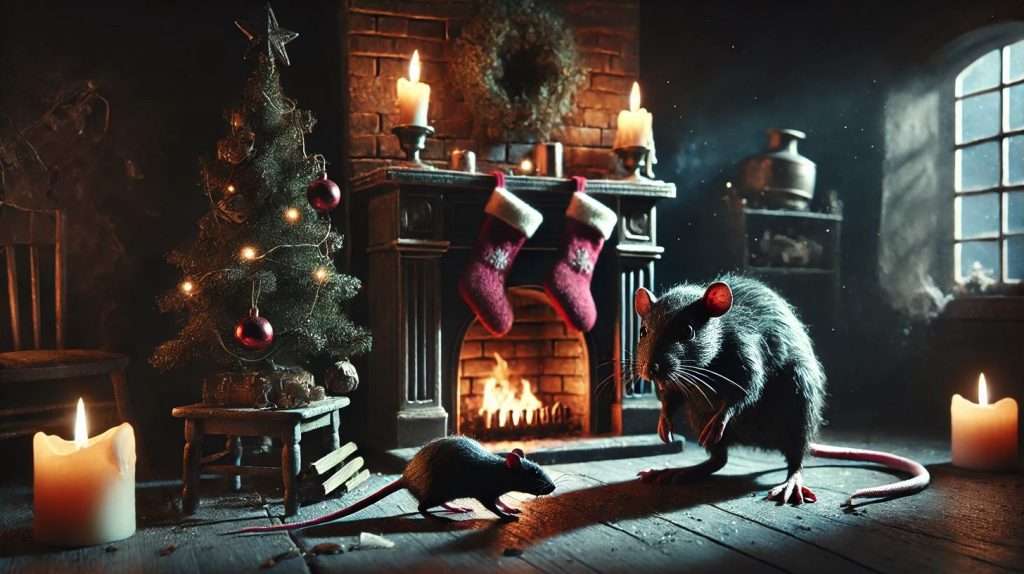 rATS AT CHRISTMAS